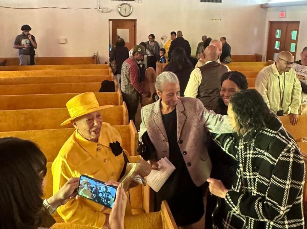 Fellowship following Sunday Worship at Wesley Church of Hope UMC