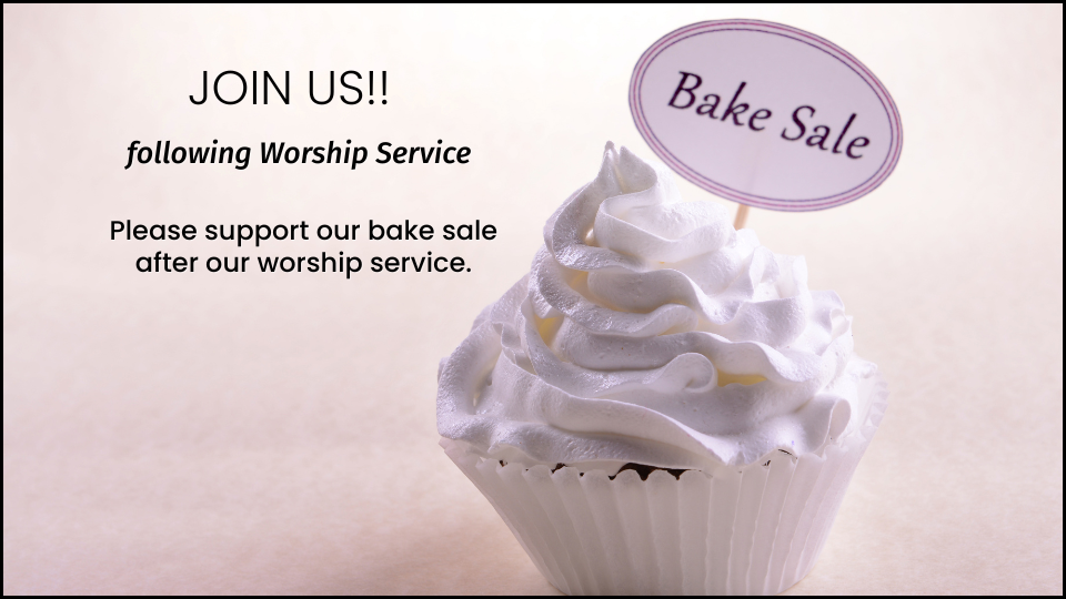 Bake Sale Fundraiser at Wesley Church of Hope UMC