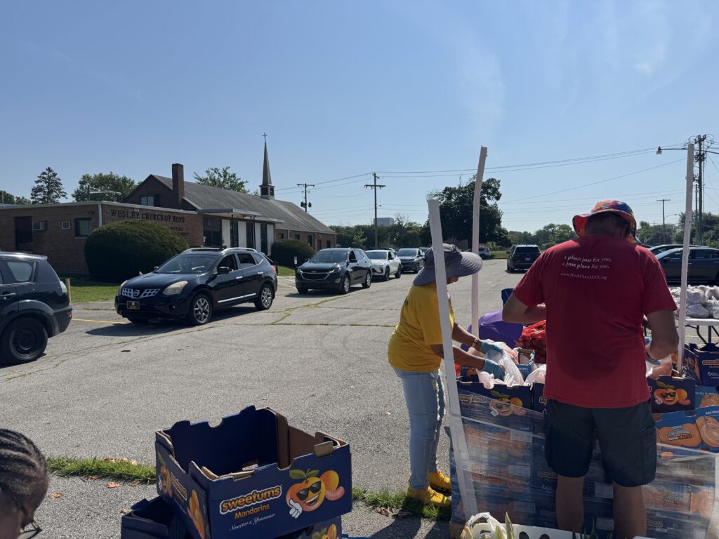 Serving in our community at Wesley Church of Hope UMC